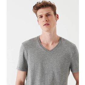 Mavi 065586-28386 Gri V Yaka Erkek T-shirt