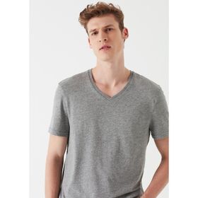 Mavi 065586-28386 Gri V Yaka Erkek T-shirt
