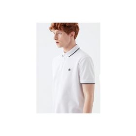 Mavi 066039-620 Beyaz Polo Erkek T-shirt