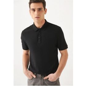 Mavi 066157-900 Siyah Polo Erkek T-shirt