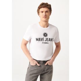 Mavi 066195-620 Polo Yaka Normal Kalıp Beyaz Erkek T-Shirt