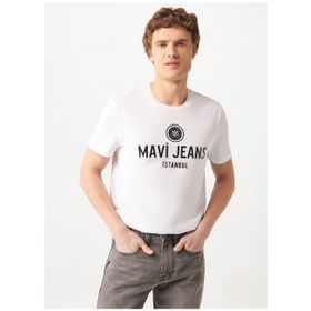 Mavi 066195-620 Polo Yaka Normal Kalıp Beyaz Erkek T-Shirt