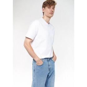 Mavi 066248-620 Cepli Bisiklet Yaka Düz Beyaz Erkek T-Shirt
