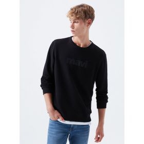 Mavi 066303-900 Bisiklet Yaka Oversized Baskılı Erkek Sweatshirt