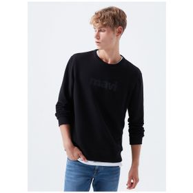 Mavi 066303-900 Bisiklet Yaka Oversized Baskılı Erkek Sweatshirt