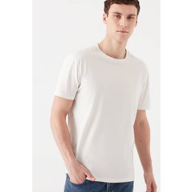 Mavi 066483-30701 Doğa Dostu Beyaz Basic Erkek T-shirt