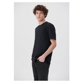 Mavi 066483-900 Doğa Dostu Siyah Basic Erkek T-shirt