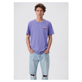 Mavi 066841-34637 Mavi Jeans Baskılı Mor Erkek T-Shirt