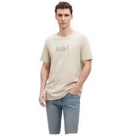 Mavi 066846-70322 Mavi Logo Baskılı Kahverengi Erkek T-shirt