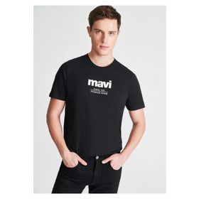 Mavi 066849-900 Since 1991 Baskılı Siyah Erkek T-shirt
