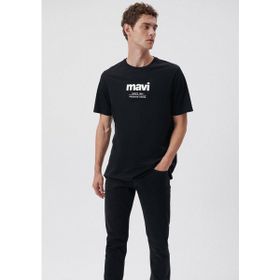 Mavi 066849-900 Since 1991 Baskılı Siyah Erkek T-shirt