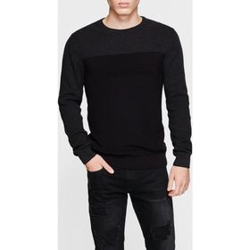 Mavi 070377-900 Siyah Erkek Kazak