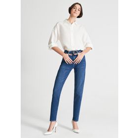Mavi 100277-33687 Cindy Koyu Mavi Gold Shape Kadın Jean Pantolon
