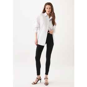 Mavi 100980-35248 Serenay Siyah Gold Shape Kadın Jean Pantolon