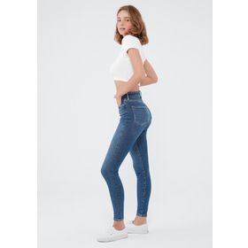 Mavi 101065-33303 Yüksek Bel Dar Kalıp Düz Kadın Denim Pantolon