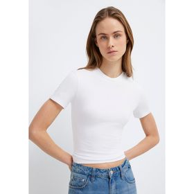 Mavi 1600963-620 Beyaz Kadın T-shirt