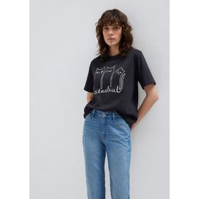 Mavi 1610674-70087 Gri Kadın T-shirt