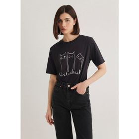 Mavi 1610674-70087 Gri Kadın T-shirt