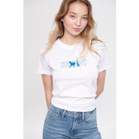 Mavi 1611478-620 Beyaz Baskılı Kadın T-Shirt