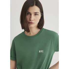 Mavi 1611900-71874 Logo Baskılı Yeşil T-shirt
