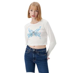 Mavi 1612035-70057 Beyaz Kadın T-shirt