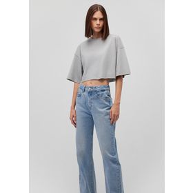 Mavi 1612662-70098 Gri Kadın T-shirt