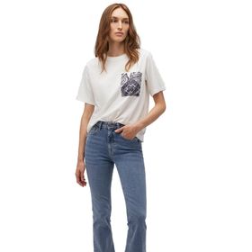 Mavi 1612685-70057 Beyaz Kadın T-shirt