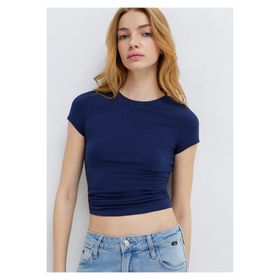 Mavi 1613942-84371 Lacivert Kadın T-shirt