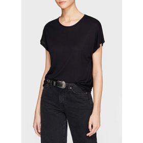 Mavi 162767-900 Kadın Siyah Basic T-shirt