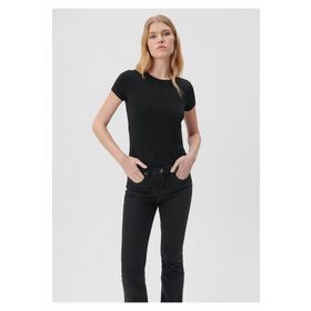 Mavi 162767-900 Siyah Basic Kadın Tişört