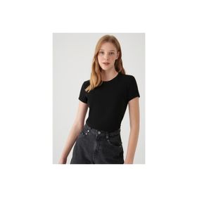 Mavi 162767-900 Siyah Basic Kadın Tişört