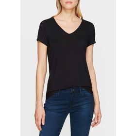 Mavi 166446-900 Kadın Basic V Yaka T-shirt