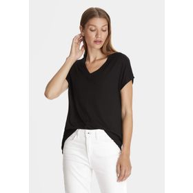 Mavi 166446-900 Kadın Basic V Yaka T-shirt