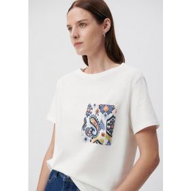 Mavi 166990-620 Beyaz Kadın T-shirt