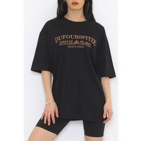 Mavi 167233-900 Baskılı Siyah Kadın T-shirt
