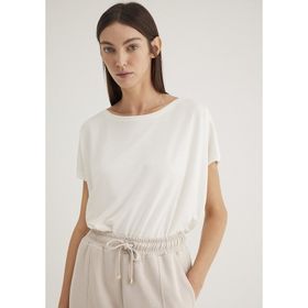 Mavi 167245-25705 Kırık Beyaz Lux Touch Kadın T-shirt