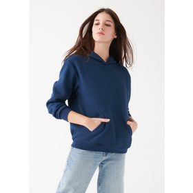Mavi 167299-70488 Kadın Kapüşonlu Lacivert Basic Sweatshirt