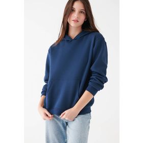 Mavi 167299-70488 Kadın Kapüşonlu Lacivert Basic Sweatshirt