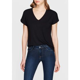 Mavi 167714-900 V Yaka Basic Kadın T-shirt