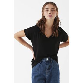 Mavi 167714-900 V Yaka Basic Kadın T-shirt