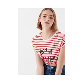 Mavi 167986-26829 Baskılı Kadın T-shirt