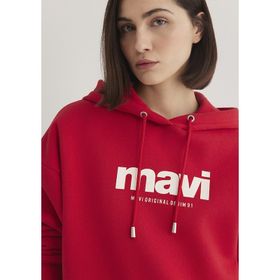 Mavi 168334-35476 Kırmızı Kadın Sweatshirt