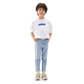 Mavi 6610031-620 Beyaz Erkek Çocuk Sweatshirt
