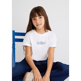Mavi 7610158-620 Beyaz Kız Çocuk T-shirt