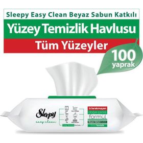 Mavi Beyaz 100 Yaprak Yüzey Temizleme Havlusu