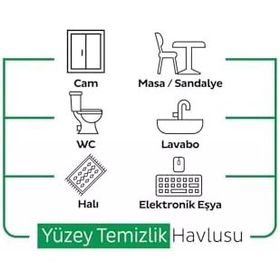 Mavi Beyaz 100 Yaprak Yüzey Temizleme Havlusu