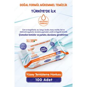 Mavi Beyaz 100 Yaprak Yüzey Temizleme Havlusu