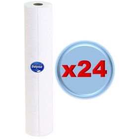 Mavi Beyaz 50x25 cm 50 Metre 24'lü Hasta Muayene Masa Örtüsü