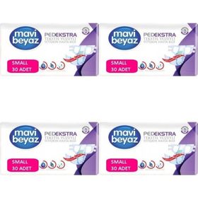 Mavi Beyaz Belbantlı 30'lu 4 Paket Küçük Boy Hasta Bezi