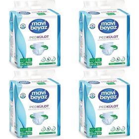 Mavi Beyaz Ped Külot 120 Adet Medium Hasta Bezi